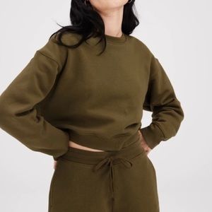 Forest 50/50 Cropped Sweatshirt